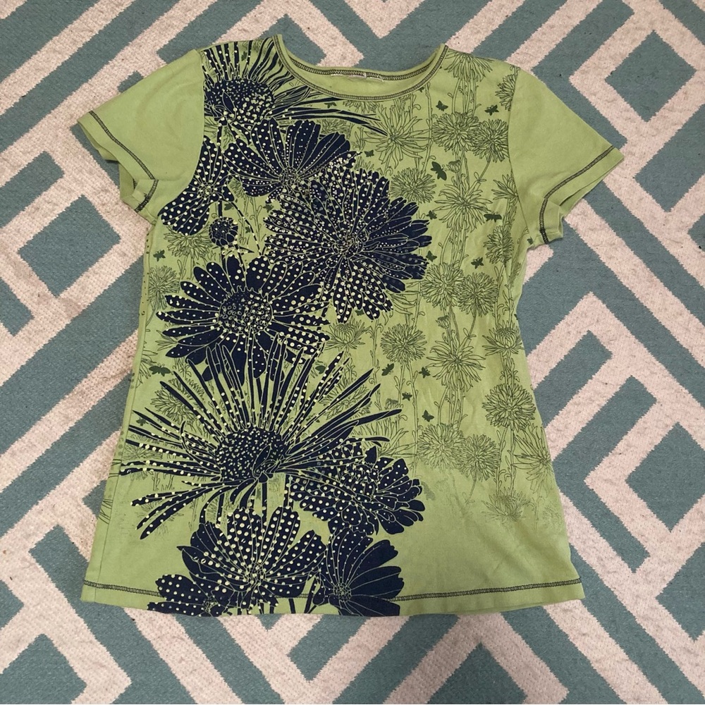 Green Floral Women’s shirt